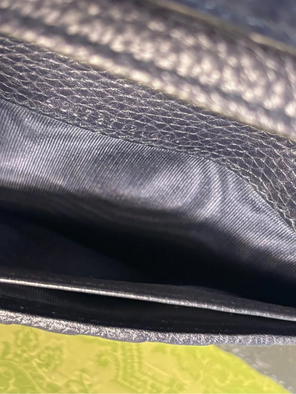 Gucci Navy Bifold Wallet